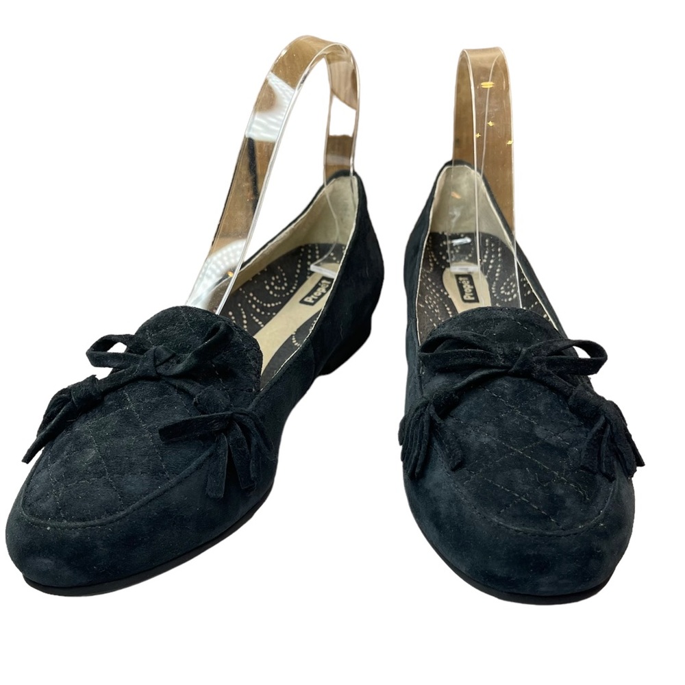Propet black suede loafers with tassels flats womens shoes size 7.5 - Picture 5 of 15